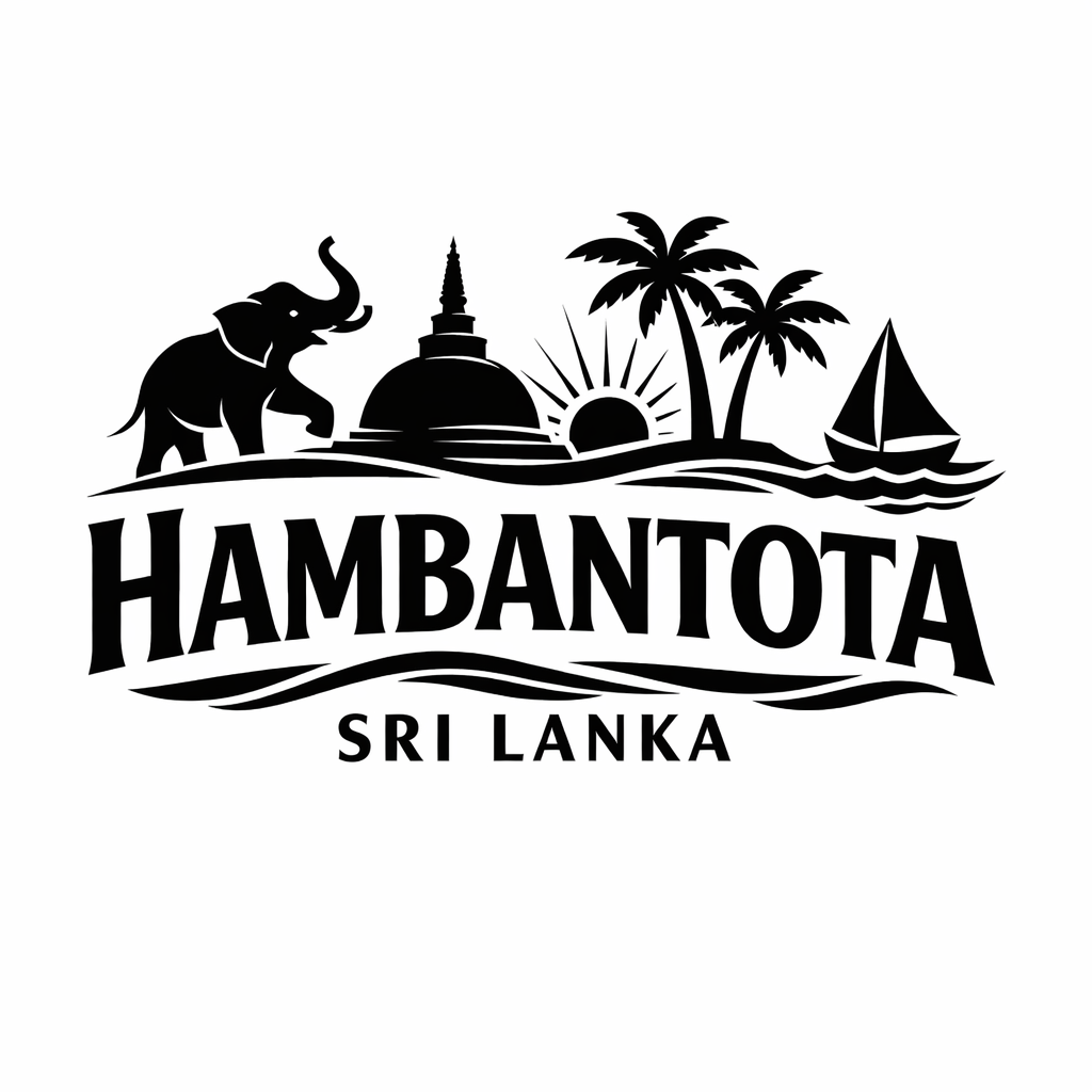 Sri Lanka Hambantota Travel Logo